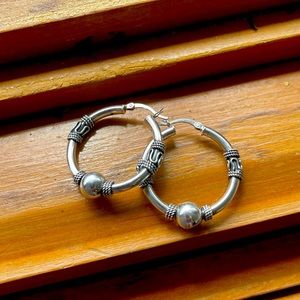 Sterling Silver Hoop Earrings